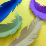Paper Feathers Within Construction Paper Feather Template