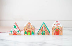 Paper Gingerbread House (Free Printables) – The Best Ideas For Kids with Christmas Gingerbread House Template