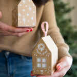 Paper Gingerbread House Gift Box – Free Printable In Gingerbread House Box Template