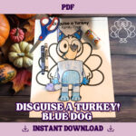 Paw Patrol Disguise   Etsy Uk Within Paw Patrol Turkey Disguise Template