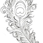 Peacock Feather Tattoometacharis On Deviantart Within Peacock Feather Drawing Template
