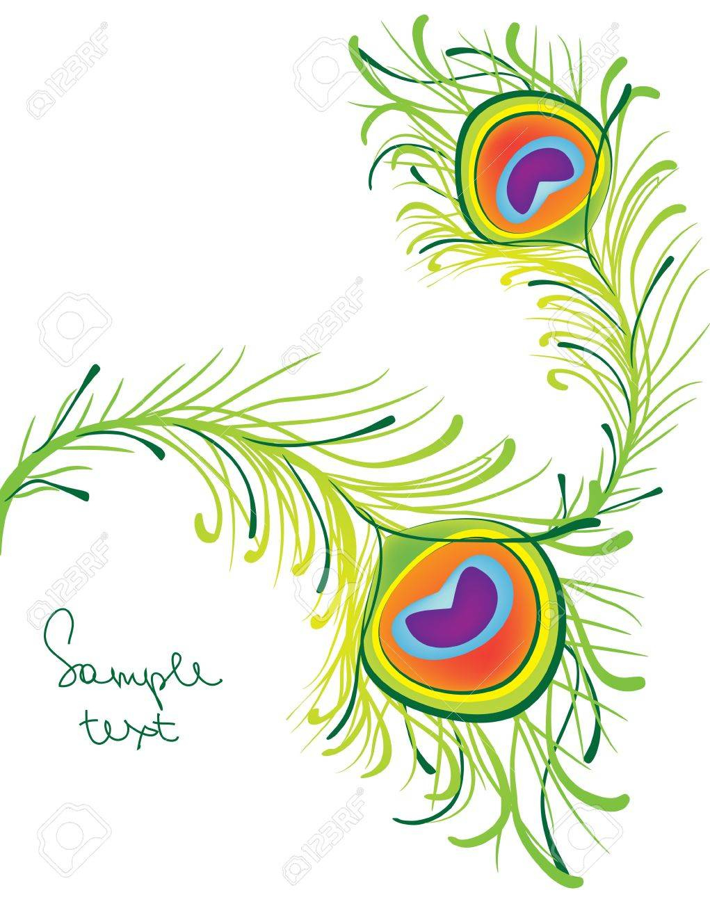 Peacock Feather Template Royalty Free Svg, Cliparts, Vectors, And intended for Peacock Feather Template Free