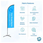 Personalized Flags For Events   Custom Promotional Flags Intended For 11 Feather Flag Template