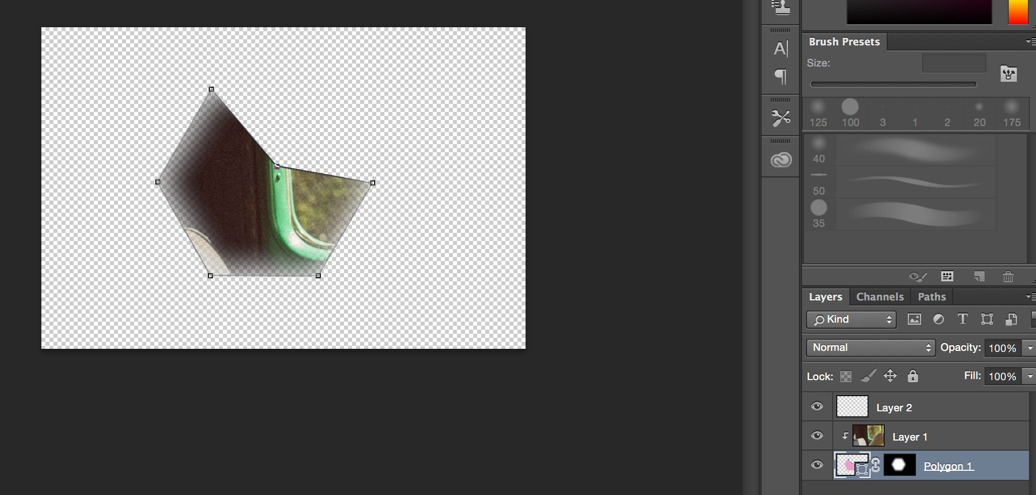 Photoshop Effects - How To Feather Vector Mask? - Graphic Design regarding Mask Feather Template Photoshop