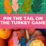 Pin The Tail On The Turkey Template And Tutorial (Free) ♥ Fleece Fun Regarding Pin The Tail On The Turkey Template