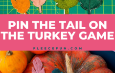 Pin The Tail On The Turkey Template And Tutorial (Free) ♥ Fleece Fun regarding Pin The Tail On The Turkey Template