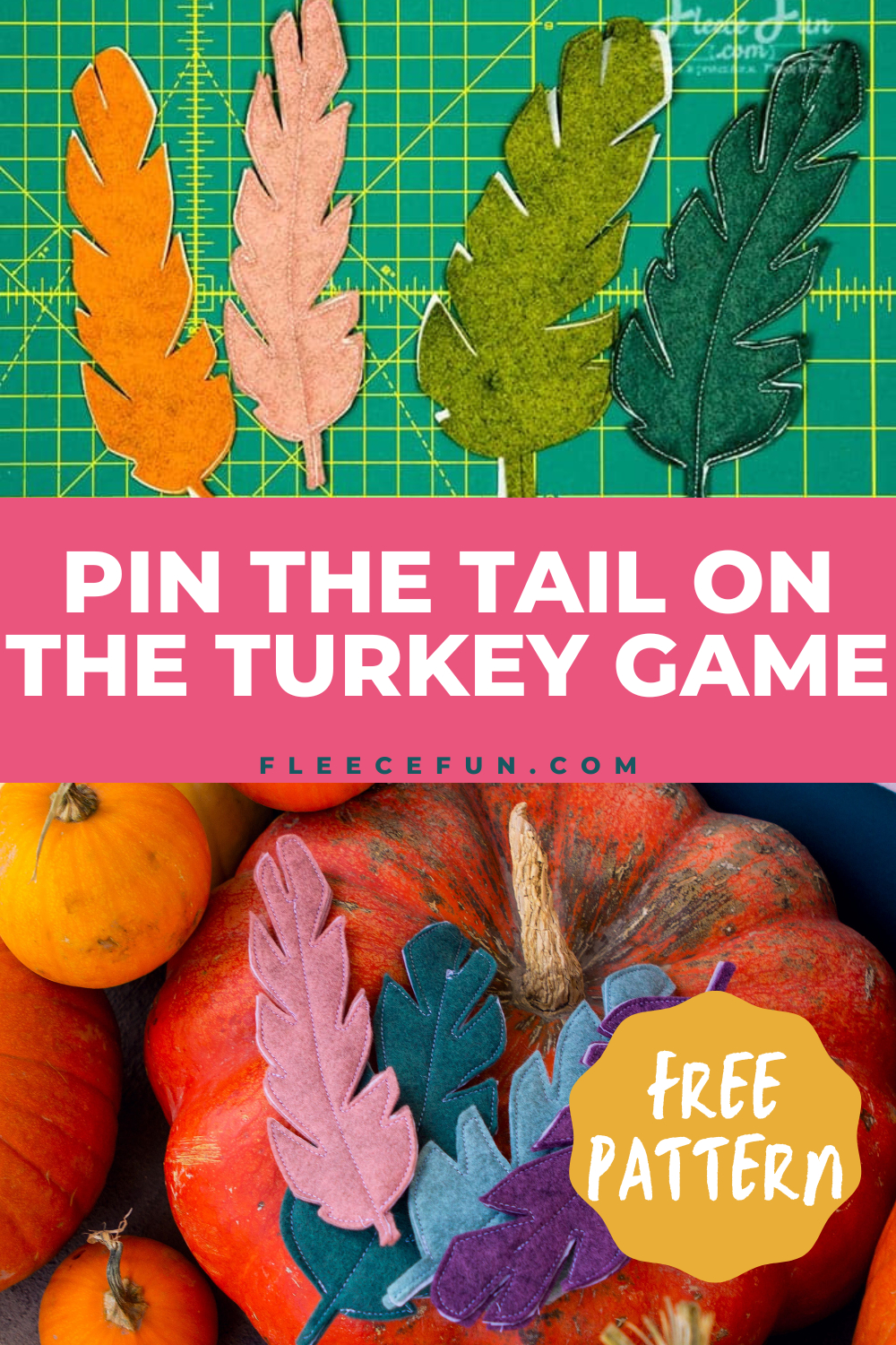 Pin The Tail On The Turkey Template And Tutorial (Free) ♥ Fleece Fun regarding Pin The Tail On The Turkey Template