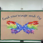 Pinadela Souto On School Diy | Classroom Art Projects, School With Regard To Feather Wings Mural Template