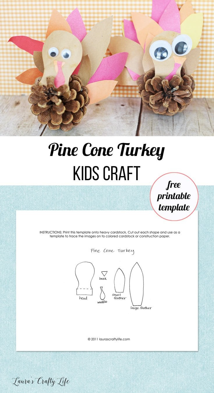 Pine Cone Turkey intended for Free Pincone Turkey Feather Template