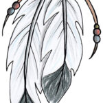 Pinsonia Keshane On Beading | Native American Feather Tattoo Pertaining To Indian Feather Printable Template