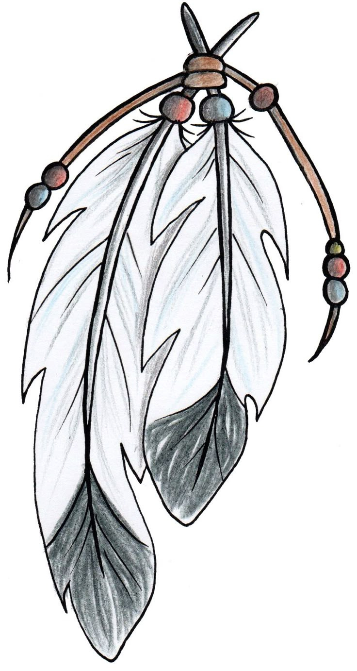 Pinsonia Keshane On Beading | Native American Feather Tattoo within Indian Feather Pattern Template