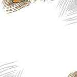 Plam Page Border And Printable Background In Word   Slidesdocs Intended For Creative Brochure Cover Designs Feather Template