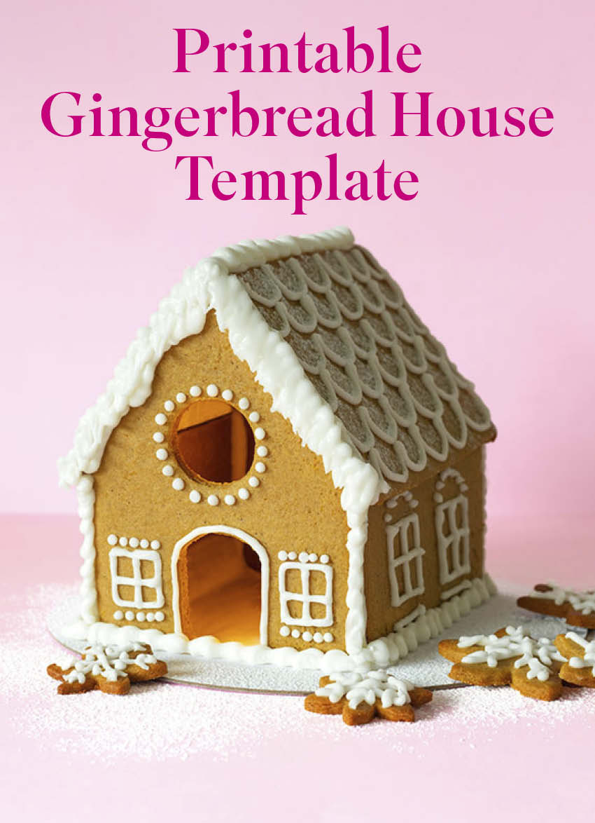 Printable Gingerbread House Template » Dish Magazine pertaining to Gingerbread House Templates