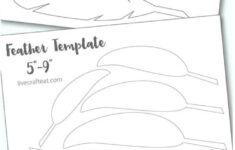 Printable Turkey Feather Patterns & Templates – Free | Live Craft Eat inside Turkey Feather Template 8