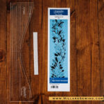 Quilting Template, Feather Spine Template, 12″Westalee Design Inside Westalee Feather Spine Template