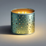 Recycled Tin Can Luminary: Crafting Upcycled Lights In Tin Can Lantern Design Template Feather