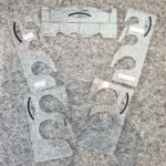 Rulerwork For Beginners Series, Part 8: Feathers   Weallsew Inside Feather Spine Or Wave Template