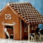 Rustic Gingerbread Barn Template And Recipe   Grit Regarding Gingerbread House Barn Template