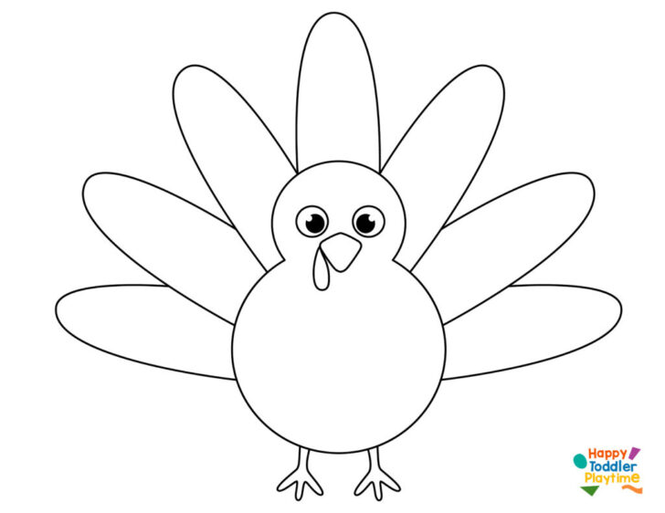 Preschool Turkey Template