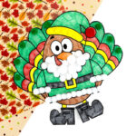 Santa Turkey Disguise (Free Printable)   Fireflies And Mud Pies Pertaining To Santa Disguise A Turkey Template
