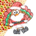 Santa Turkey Disguise (Free Printable)   Fireflies And Mud Pies Within Disguise A Turkey As Santa Template