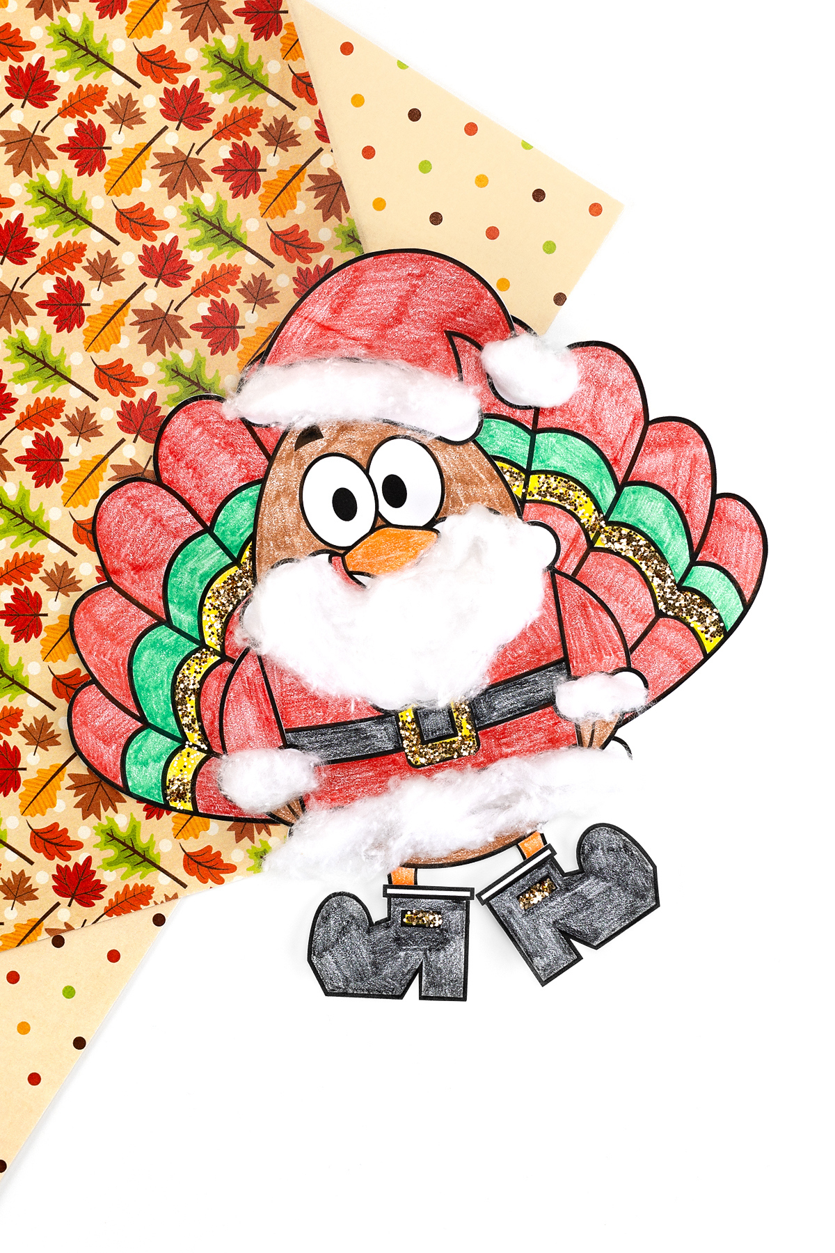 Santa Turkey Disguise (Free Printable) - Fireflies And Mud Pies within Santa Disguise A Turkey Template