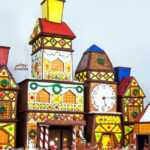 Santa'S Workshop Gingerbread House Adventure   Cakecentral Regarding Santa'S Workshop Gingerbread House Template