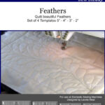 Sew Steady Westalee Design Feather Template Set 4   Moore'S Sewing Regarding Westalee Feather Template Set