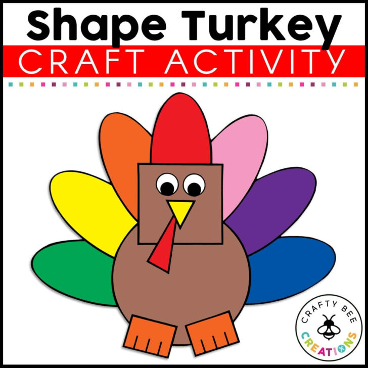 Shape Turkey Craft Template Shape Turkey Craft Template