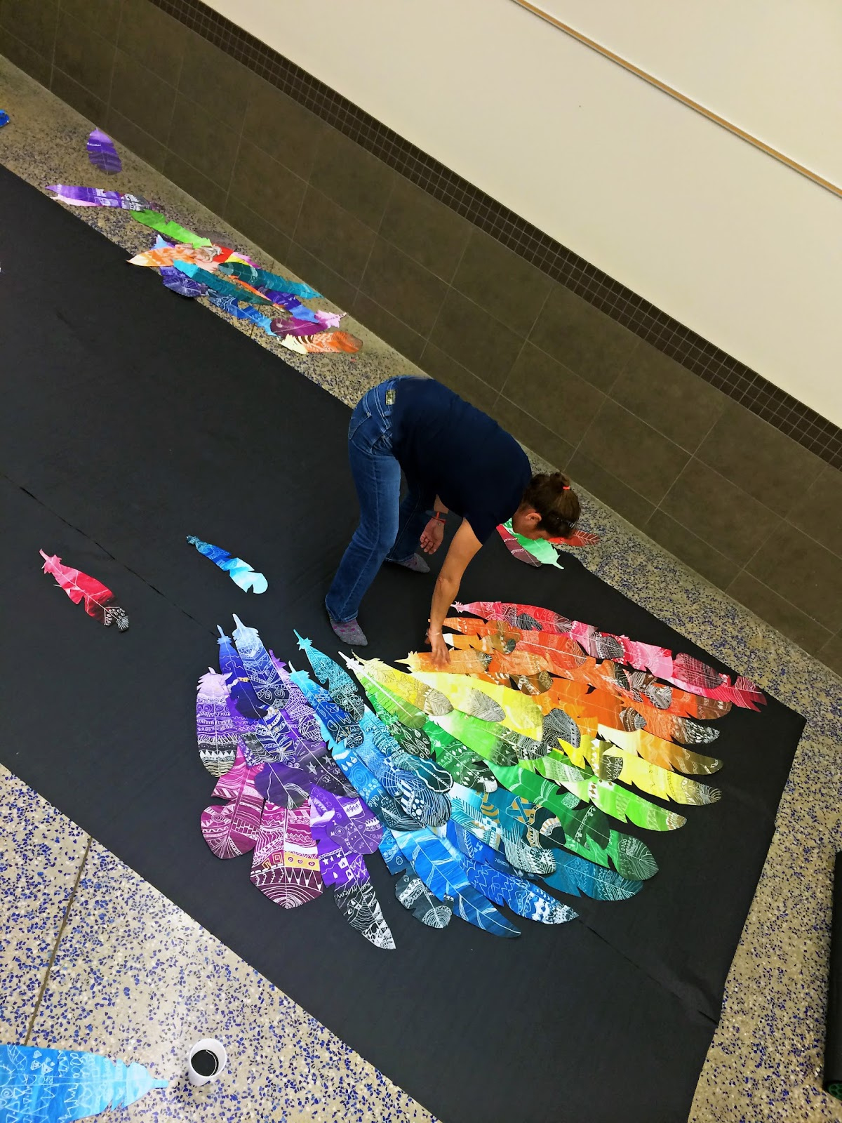 Smart Class: Feather Wings Mural with regard to Feather Wings Mural Template