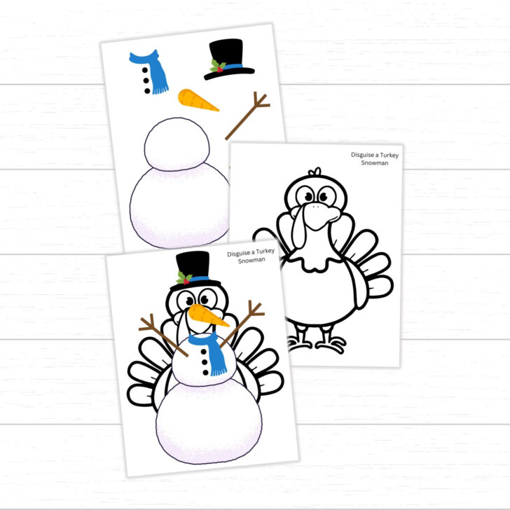 Family Turkey Project Template 8×11 Family Turkey Project Template 8×11