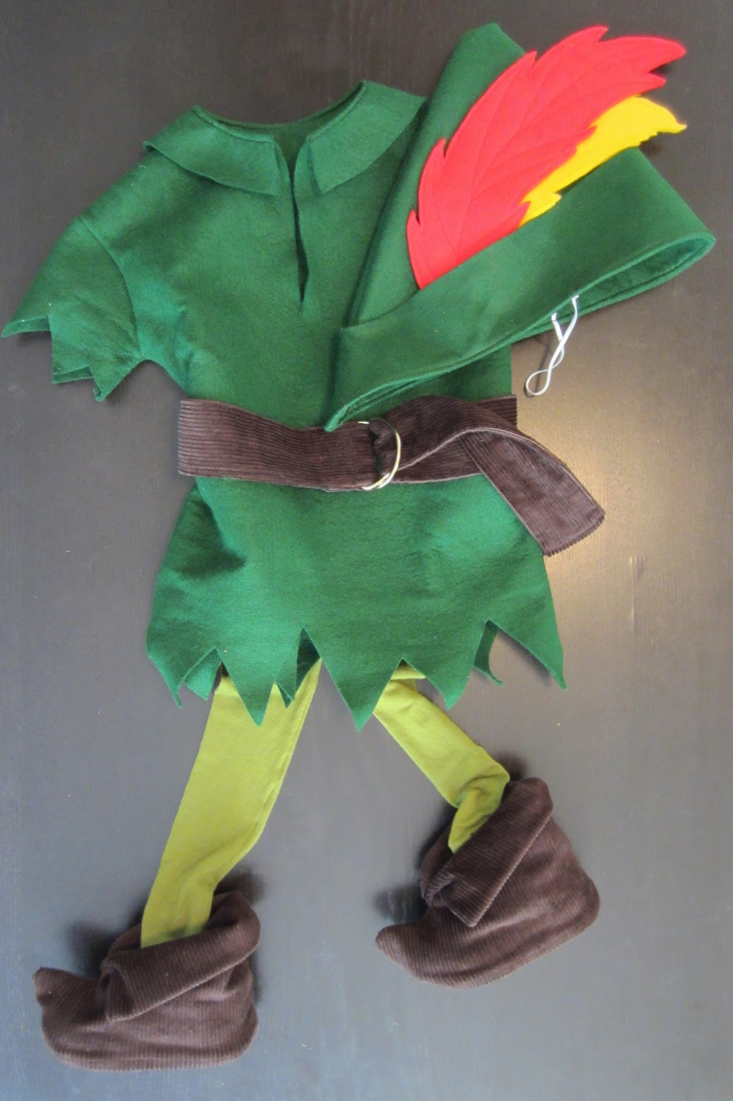 Staying Steyn: Peter Pan Costume And Tutorial with Peter Pan Feather Template