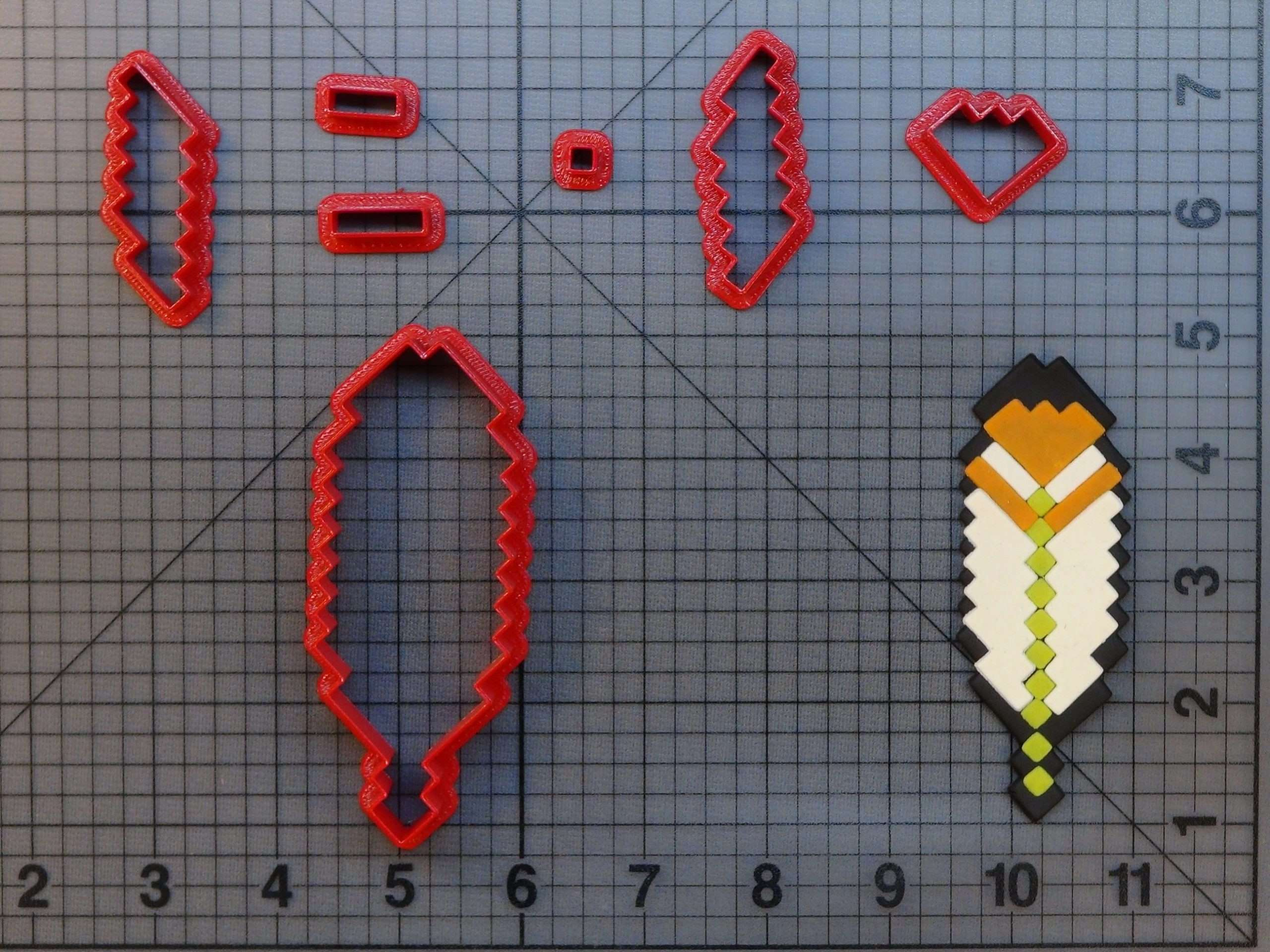 Super Mario - Retro Feather 266-B195 Cookie Cutter Set | Jb Cookie inside Mario Feather Template