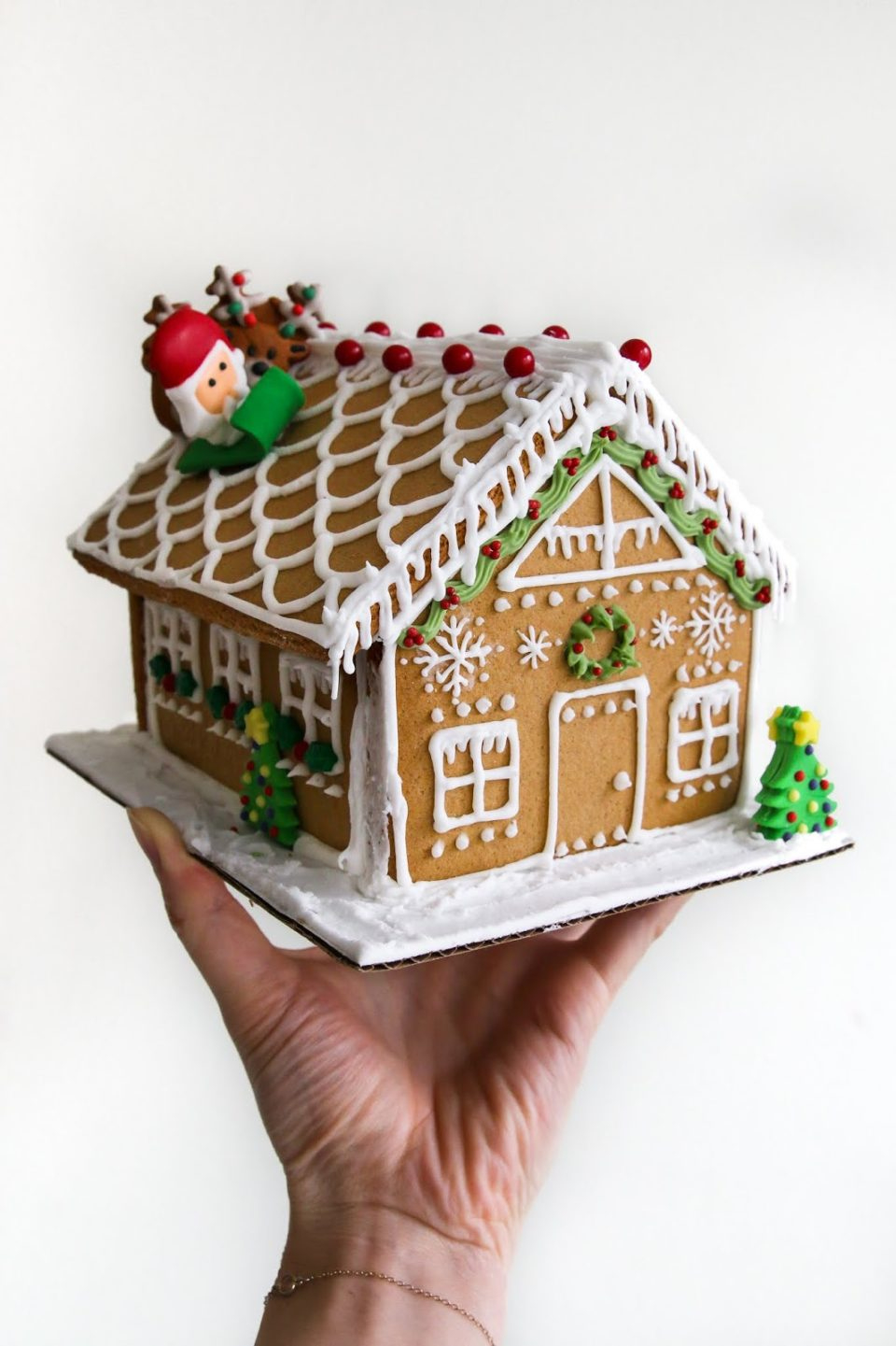Sweet &amp;amp; Petite Gingerbread Houses (With Wilton!) - Constellation for Wilton Gingerbread House Template