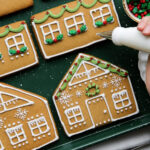 Sweet & Petite Gingerbread Houses (With Wilton!)   Constellation With Regard To Wilton Gingerbread House Template