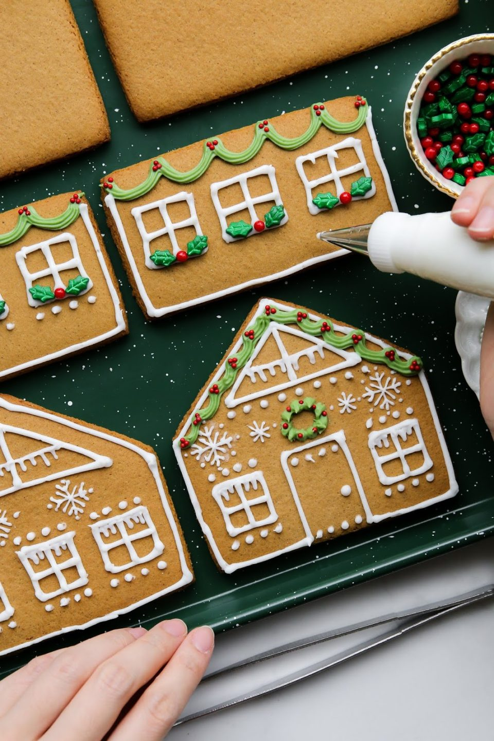 Sweet &amp;amp; Petite Gingerbread Houses (With Wilton!) - Constellation with regard to Wilton Gingerbread House Template