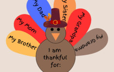 Thankful Turkey Craft: Thanksgiving Printable (Pdf) – Etsy with regard to Gratitude Turkey Template