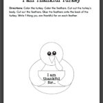 Thanksgiving Thankful Turkey Printable In Thankful Turkey Template Printable