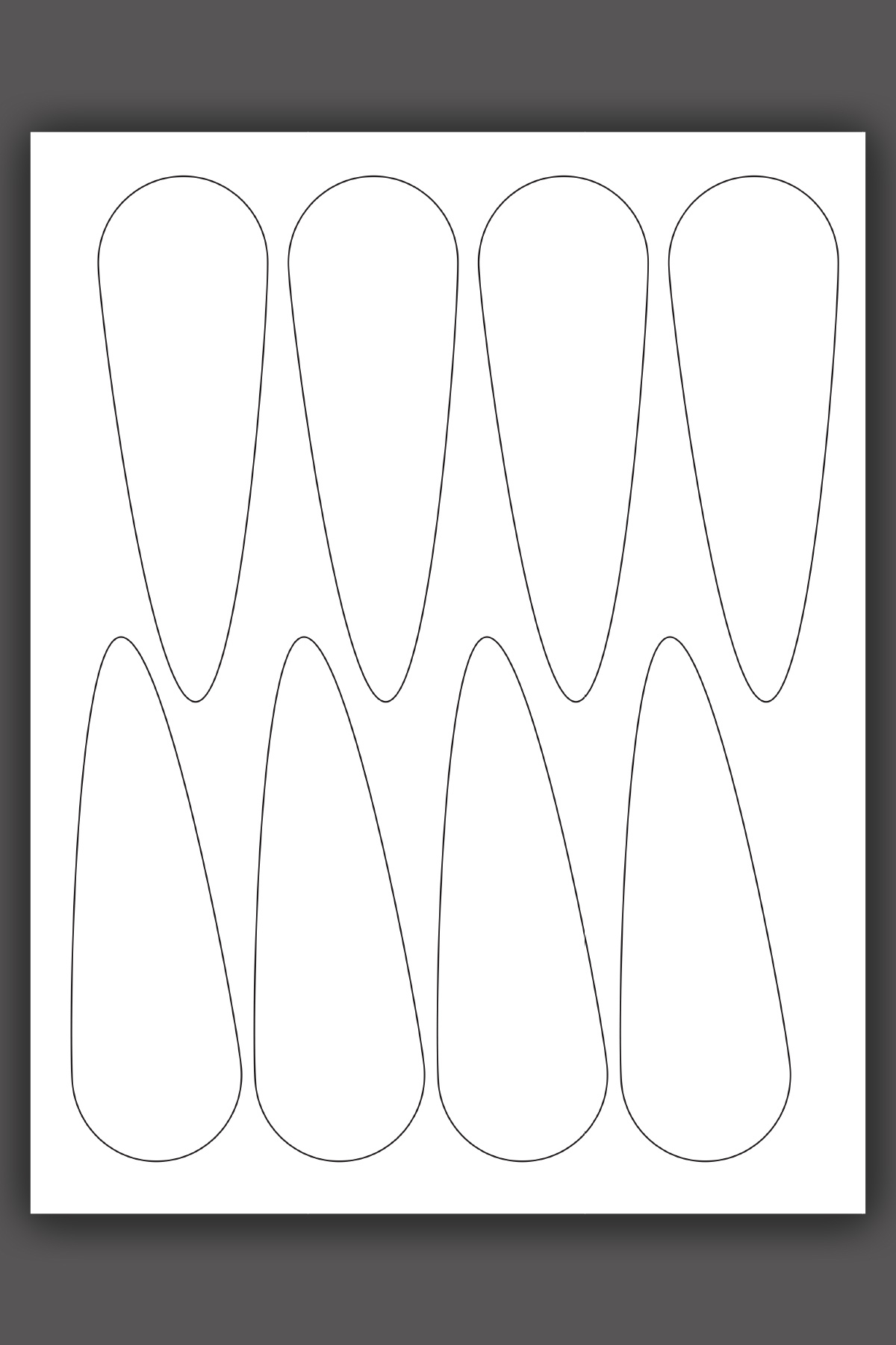 Thanksgiving Thankful Turkey Printable in Turkey Tail Template