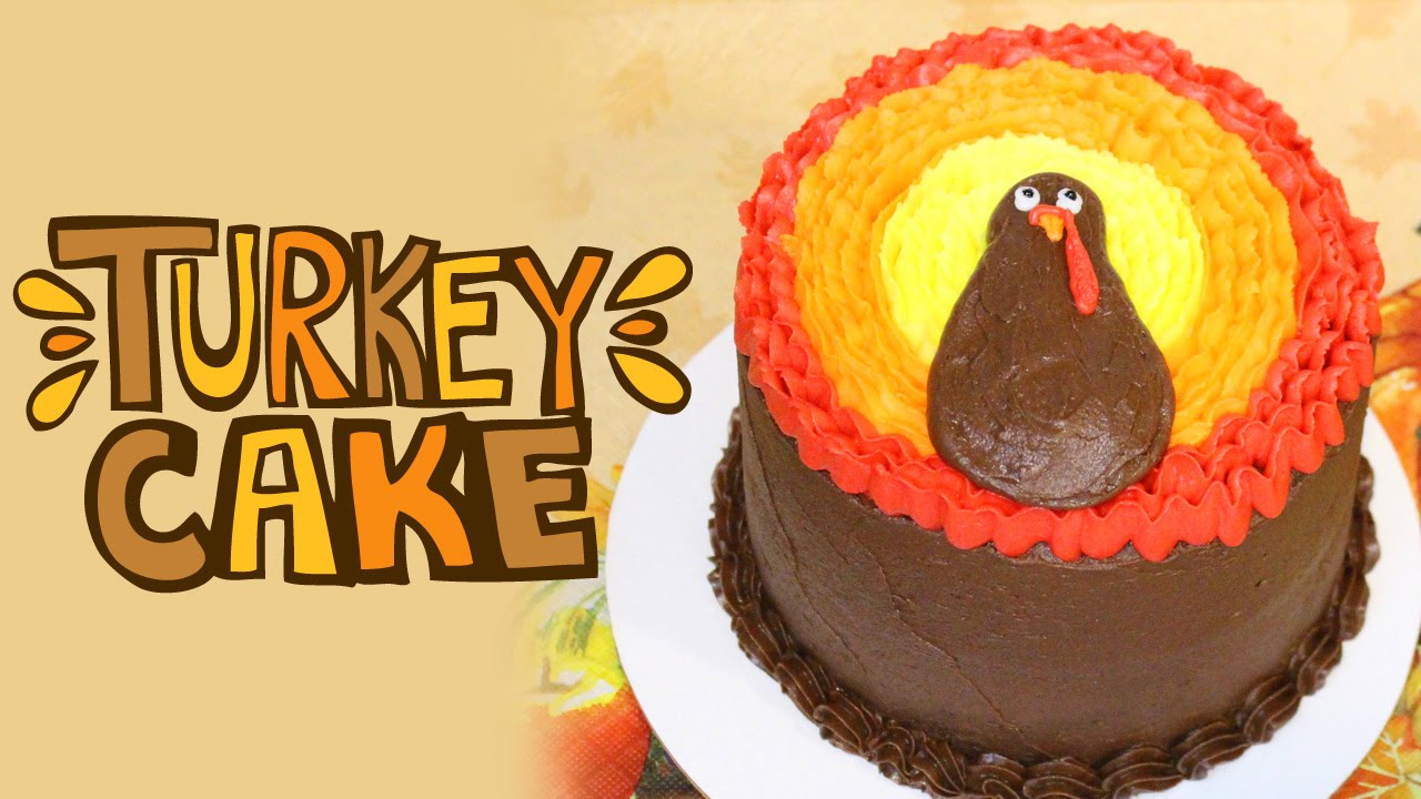 Thanksgiving Turkey Cake Tutorial. Tastydelights. pertaining to Turkey Cake Template