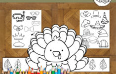 Thanksgiving Turkey Crown Craft: Coloring Paper Hat (Digital throughout Turkey Crown Template