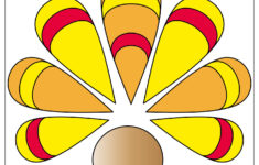Thanksgiving Turkey Pattern – 15 Free Pdf Printables | Printablee within Turkey Mouth Template
