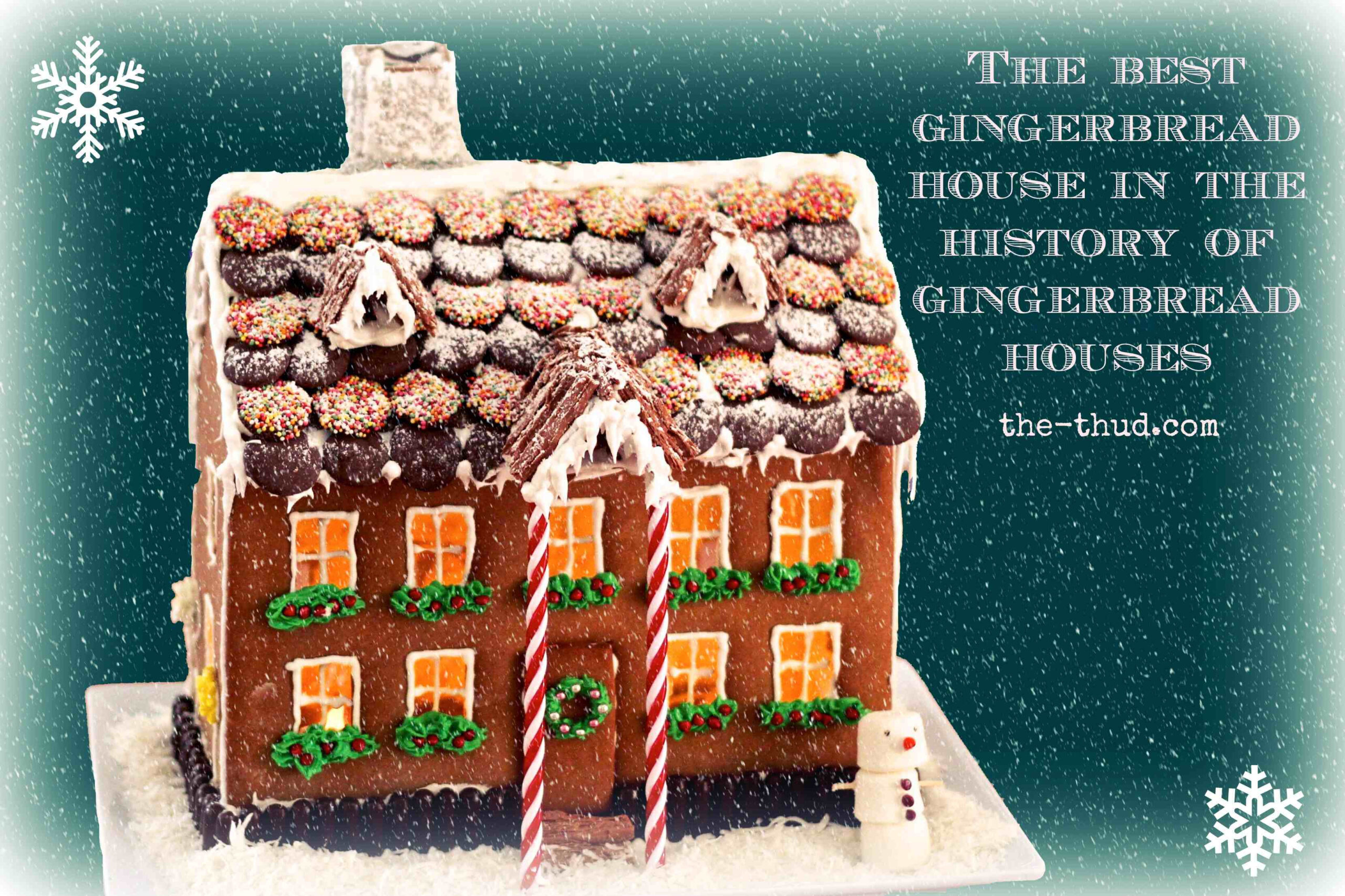 The Best Gingerbread House In The History Of Gingerbread Houses with Gingerbread House Mansion Template