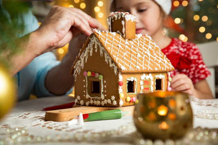 Cute Gingerbread House Template