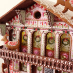 The Chalet | Gingerbread House Template   Etsy Uk Throughout Swiss Chalet Gingerbread House Template