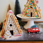 The Easiest Gingerbread House   Molly J Wilk For Triangle Gingerbread House Template