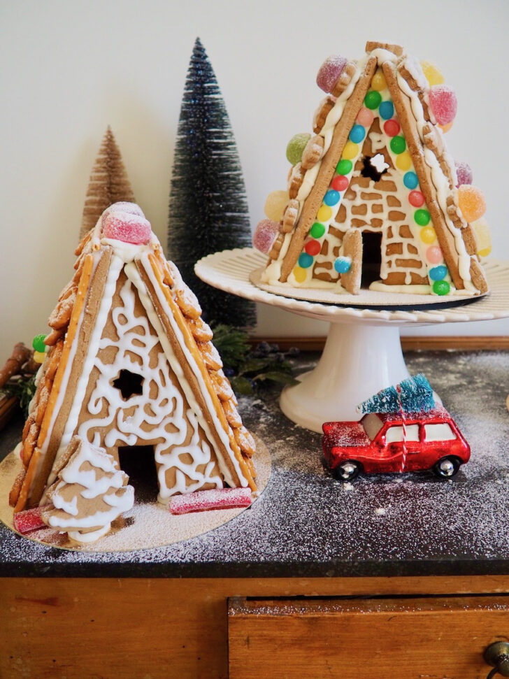 Easy Gingerbread House Recipe and Template