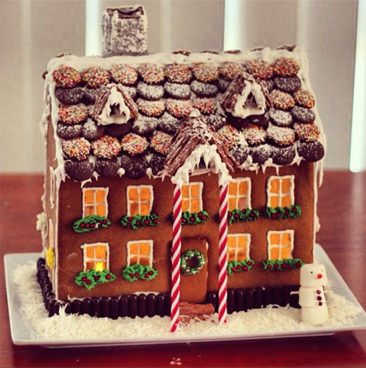 The Thud Gingerbread House Template - The Thud for Template For Large Gingerbread House