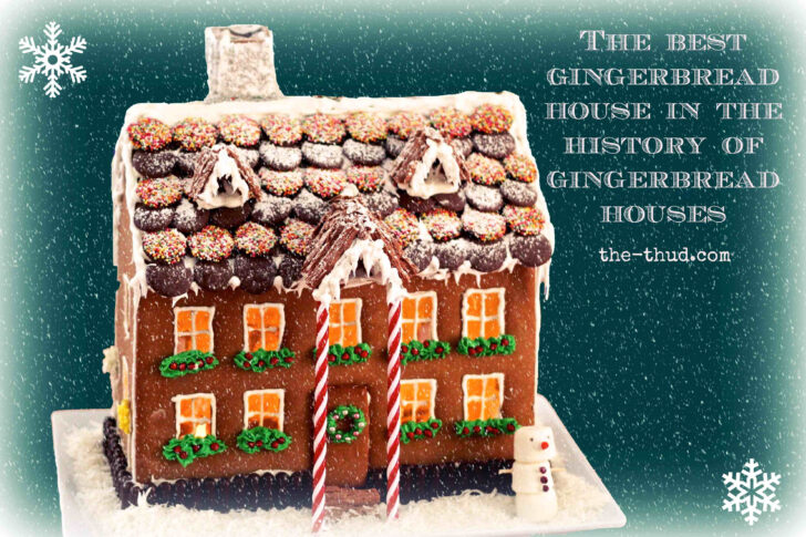 Gingerbread House Template and Recipe