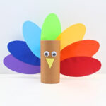 Toilet Paper Roll Turkey Craft For Kids (With Free Template With Regard To Toilet Paper Turkey Template